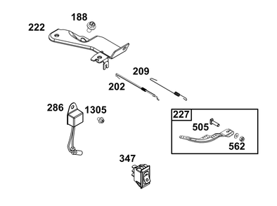 Part Location Diagram of 594474 Briggs and Stratton Spring-governor